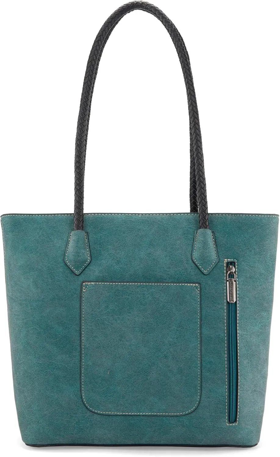 Montana West Woven Tote Bags for Women Medium Purses and Handbags with Concealed Carry Back Zipper Pocket