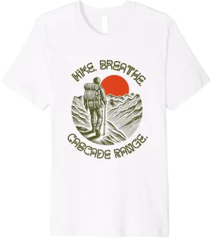 Mountaineering - Cascade Range Premium T-Shirt