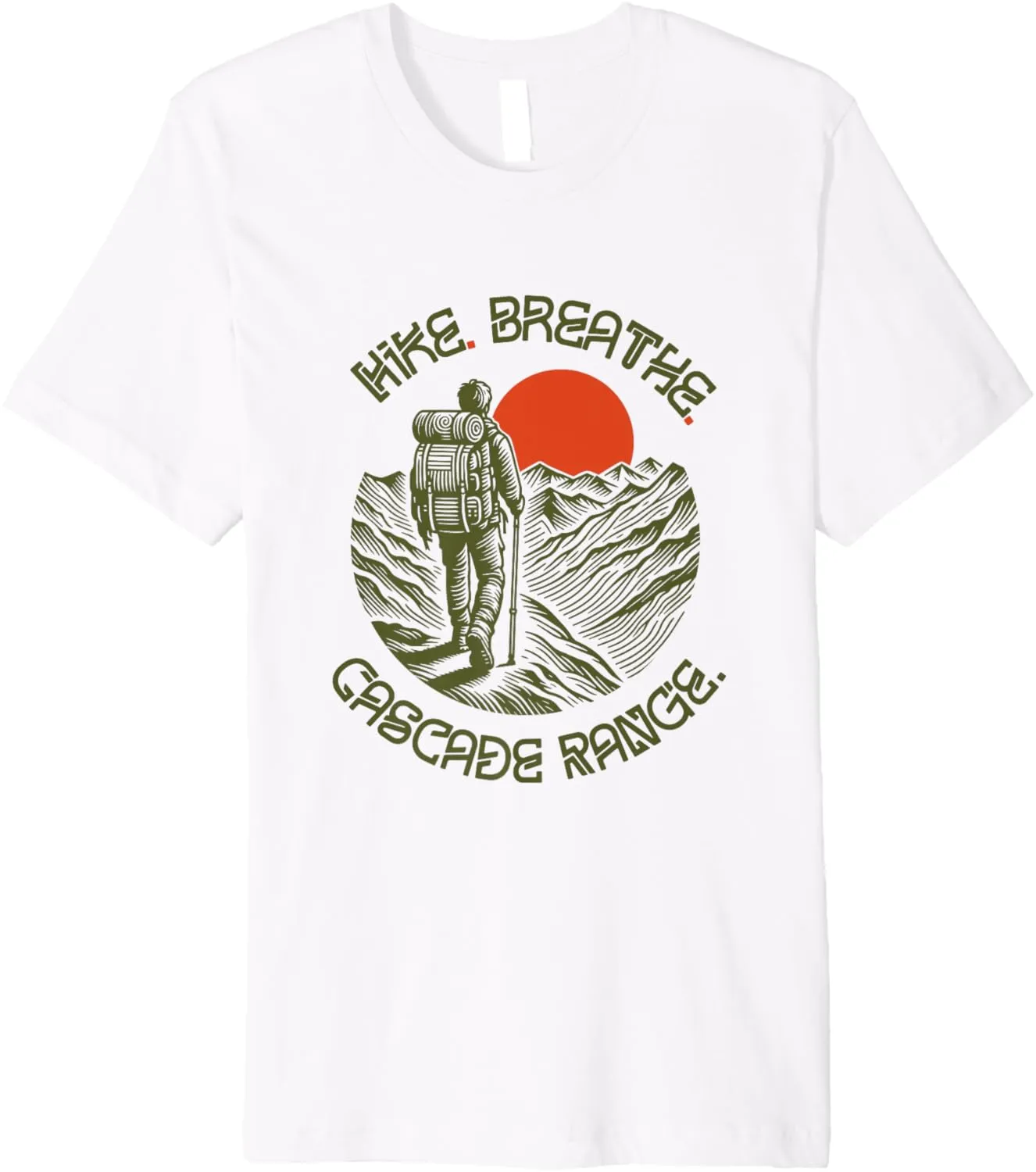 Mountaineering - Cascade Range Premium T-Shirt