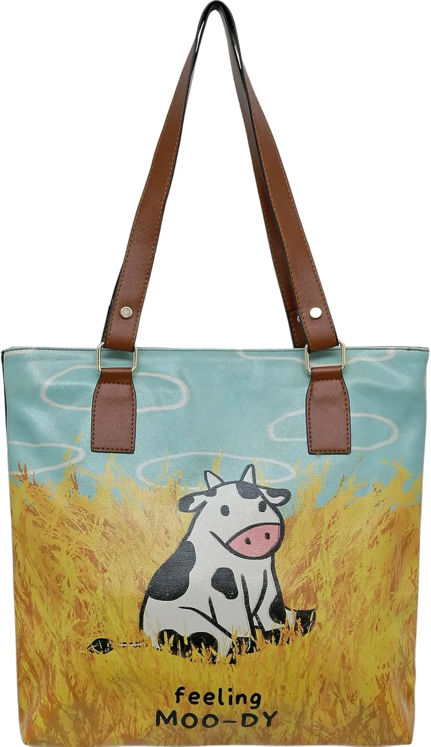 Multi Pocket Shoulder Bags for Women - Vegan Leather and Unique Design Handmade Womens Bags
