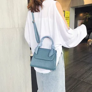 Murano Crocodile Embossed Crossbody Bag