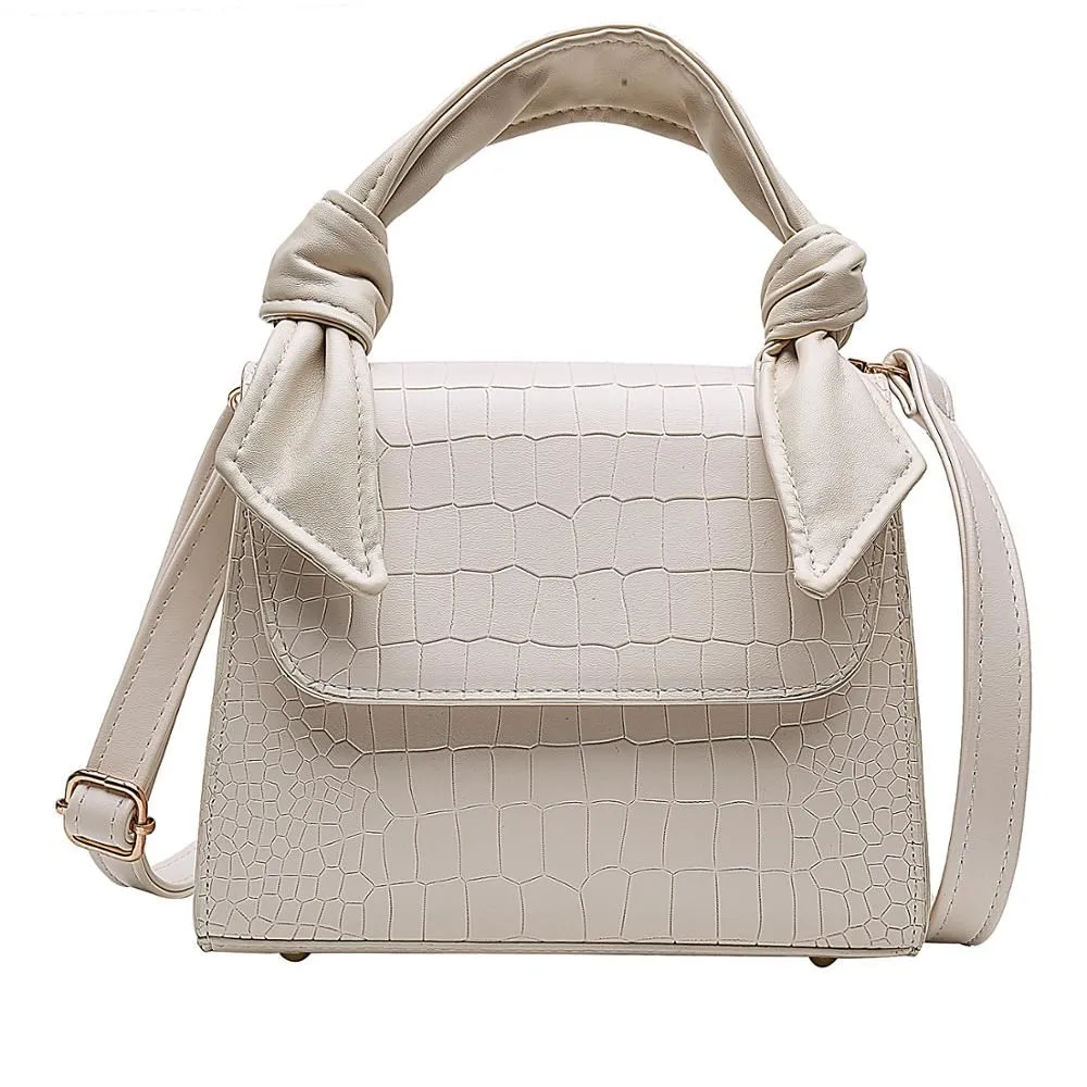 Murano Crocodile Embossed Crossbody Bag