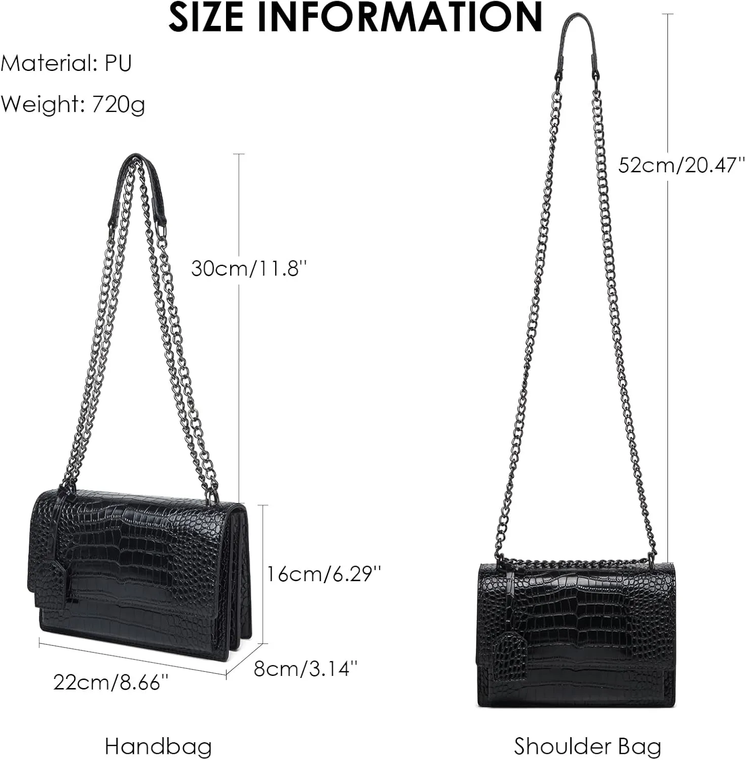 MYHOZEE Crossbody Bags for Women Snake Print Leather Cross Body Chian Purse Trendy Ladies Clutch Satchel