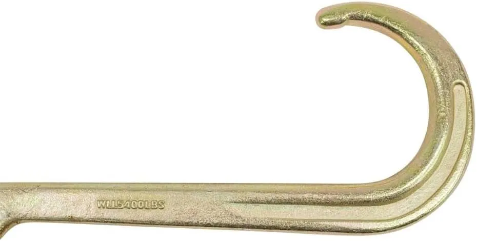 Mytee Products 15" G70 J Hook w/T-J Hooks and Enlarged Link, 5,400 lbs WLL, G70