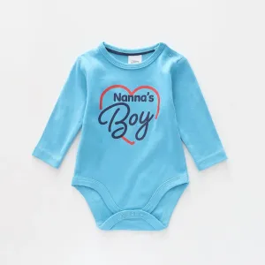 Nannas Boy, Baby Boys Bodysuit