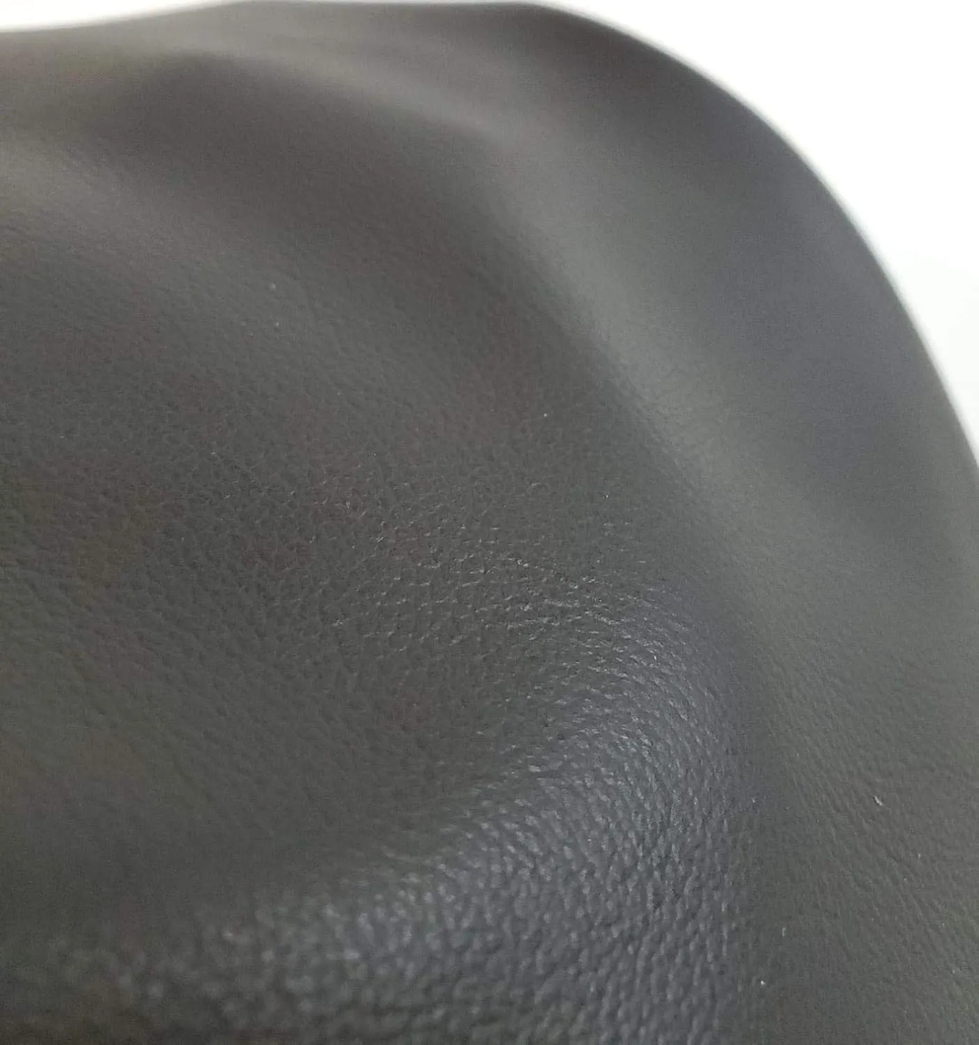 NAT Leathers Black Fullgrain Smooth Nappa Soft Upholstery Chap Cowhide 2.0 oz Genuine Leather Hide Skin 40 to 44 Square Feet (at Least 60"x 70") Produced in Italy (Black Smooth 42 sf)
