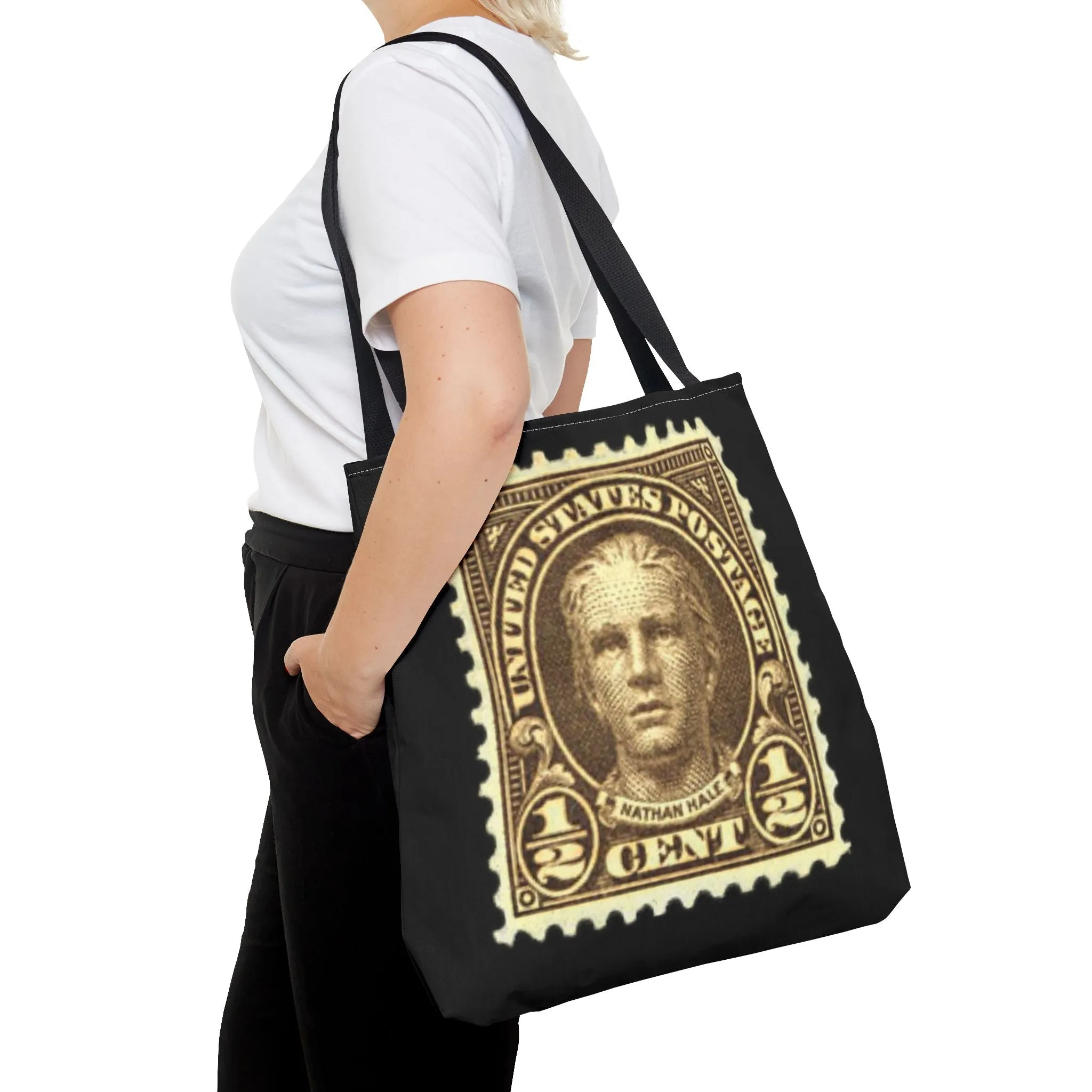 NATHAN HALE STAMP Tote Bag