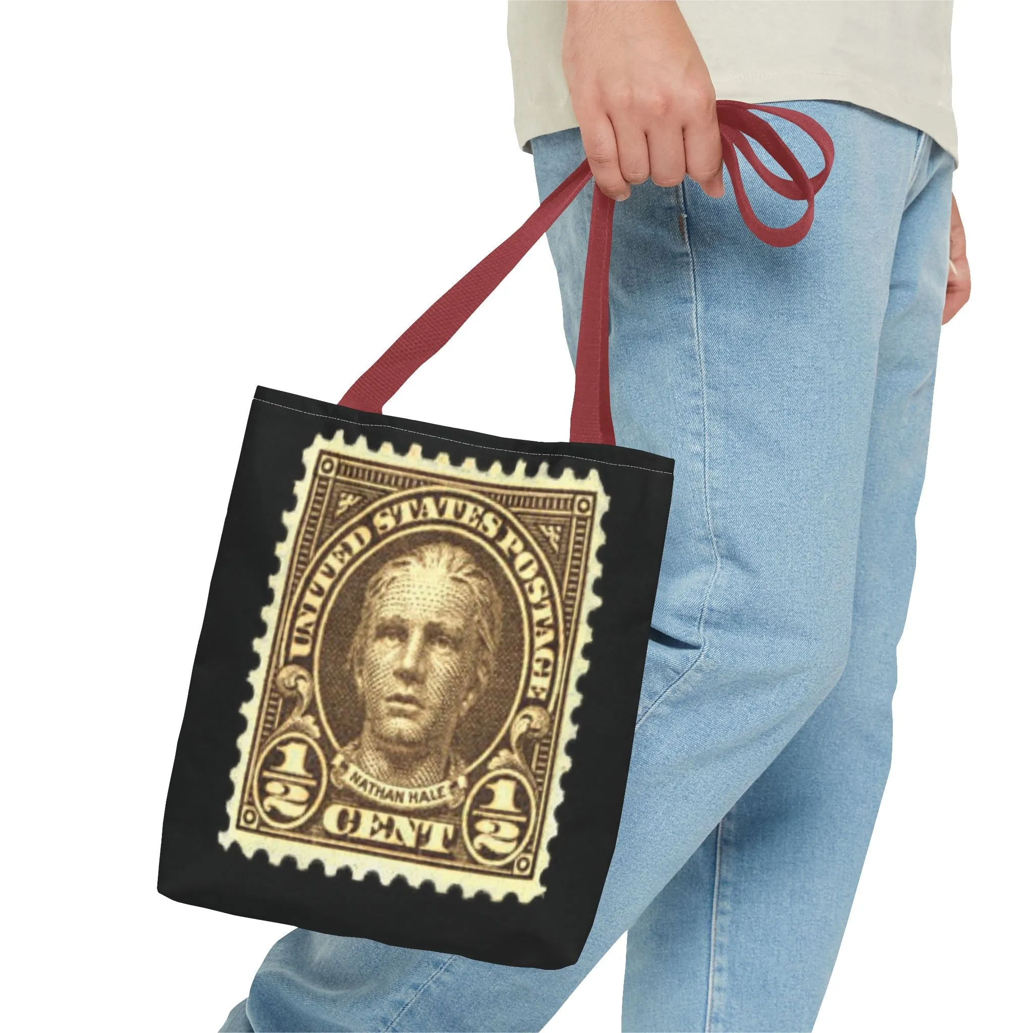 NATHAN HALE STAMP Tote Bag