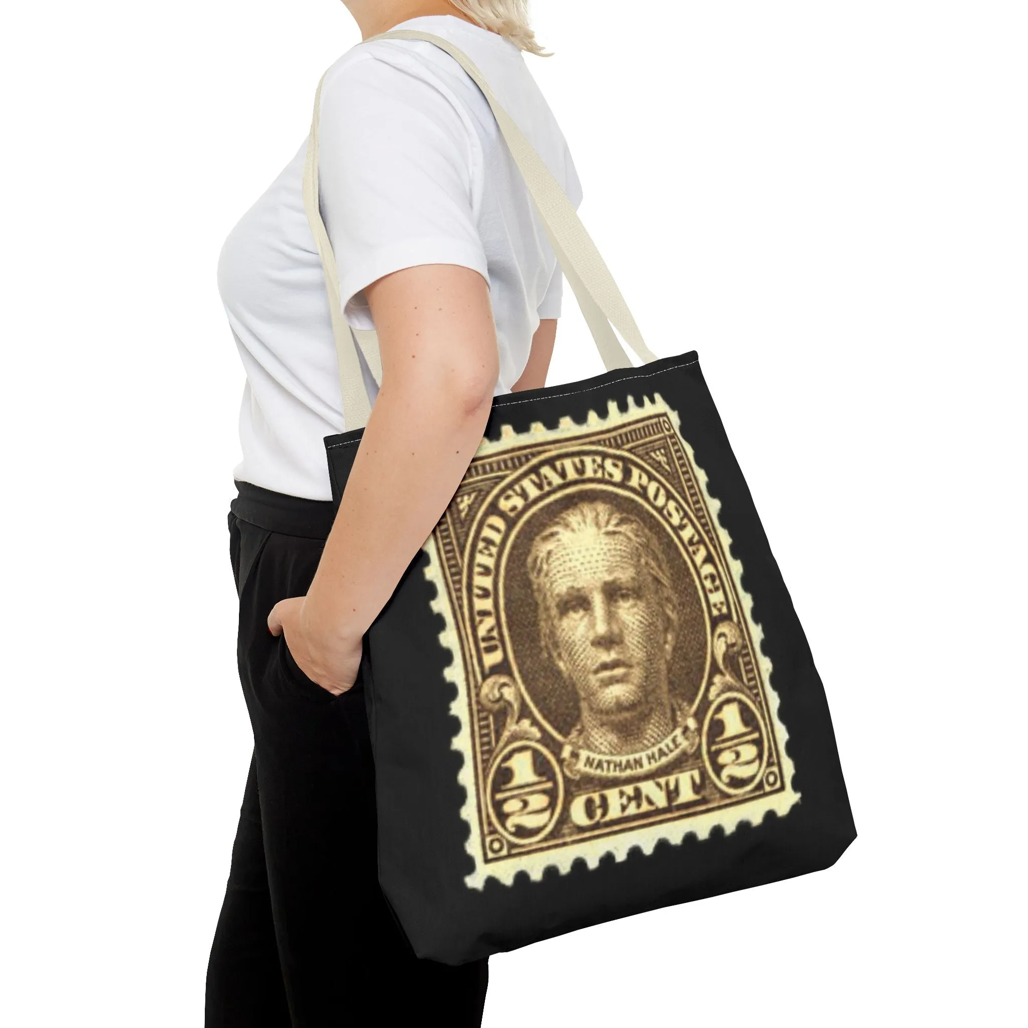 NATHAN HALE STAMP Tote Bag
