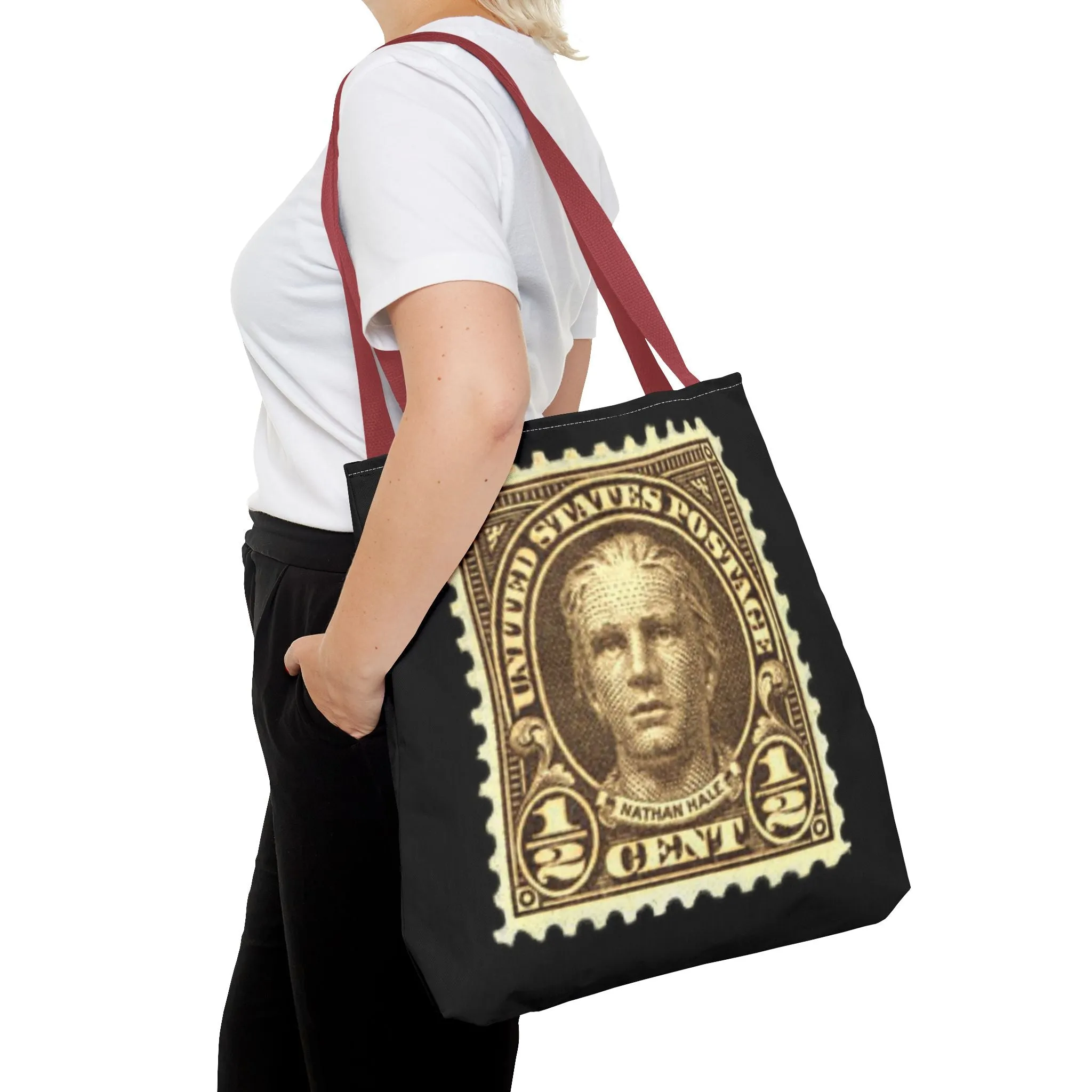 NATHAN HALE STAMP Tote Bag