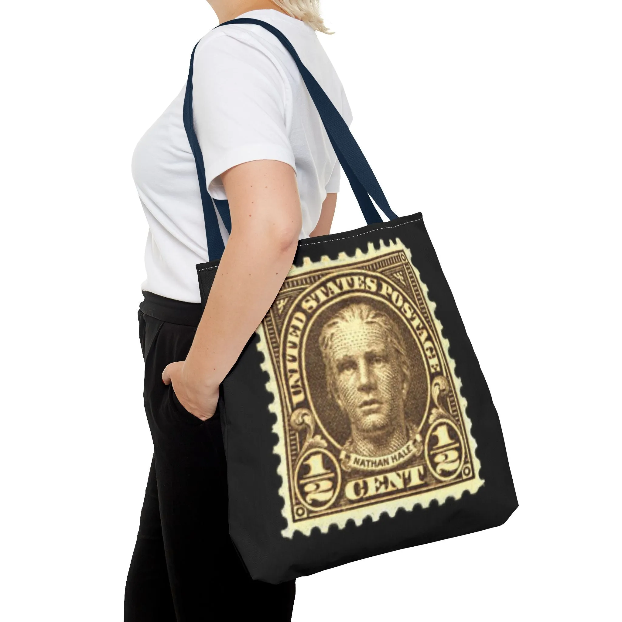 NATHAN HALE STAMP Tote Bag