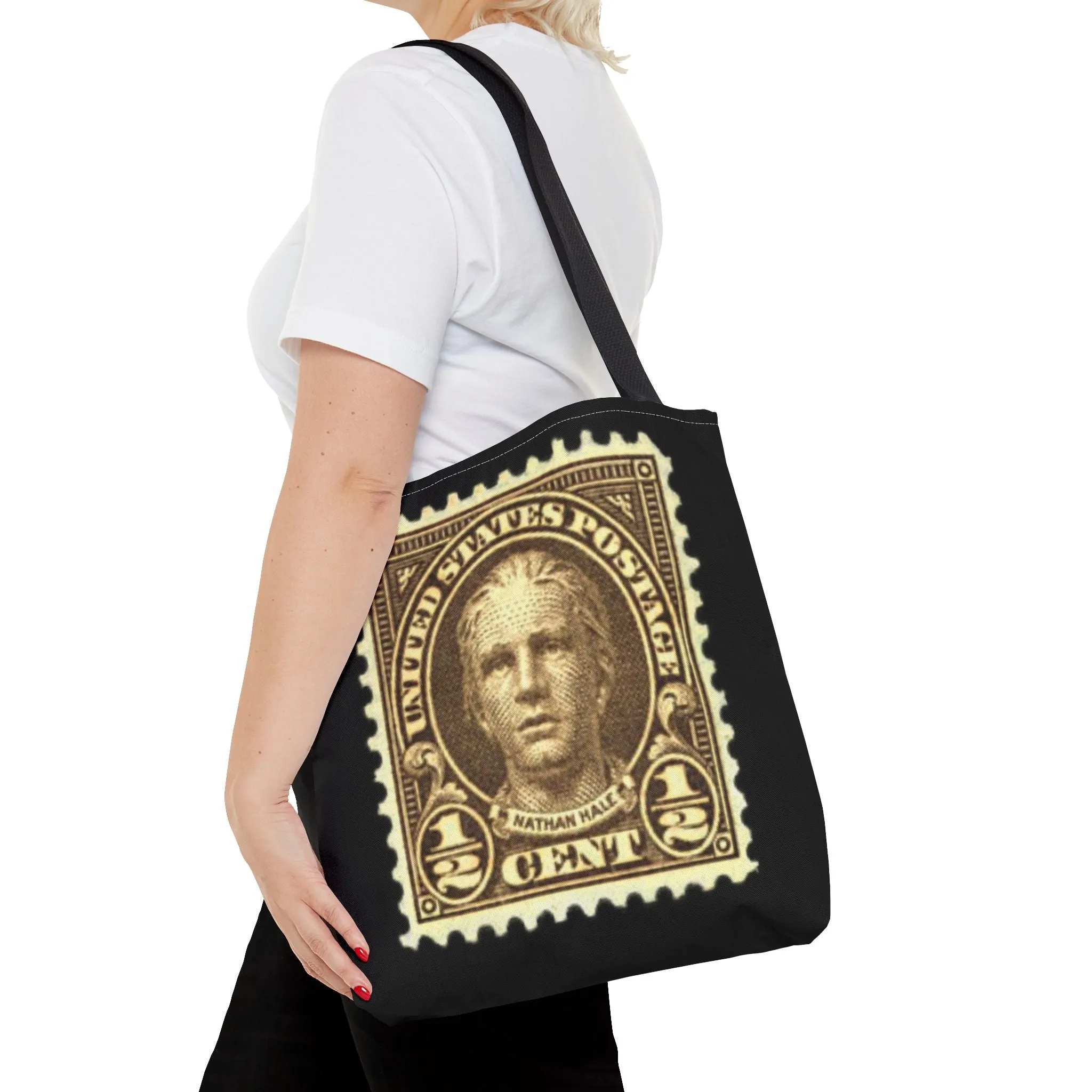 NATHAN HALE STAMP Tote Bag