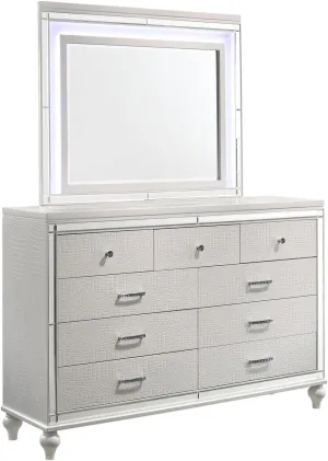 New Classic Furniture Valentino Dresser, White