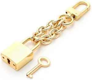 NEXT FASHION Bag Lock Charm Purse Chain Accessory For Women Handbag - 4inch Gold