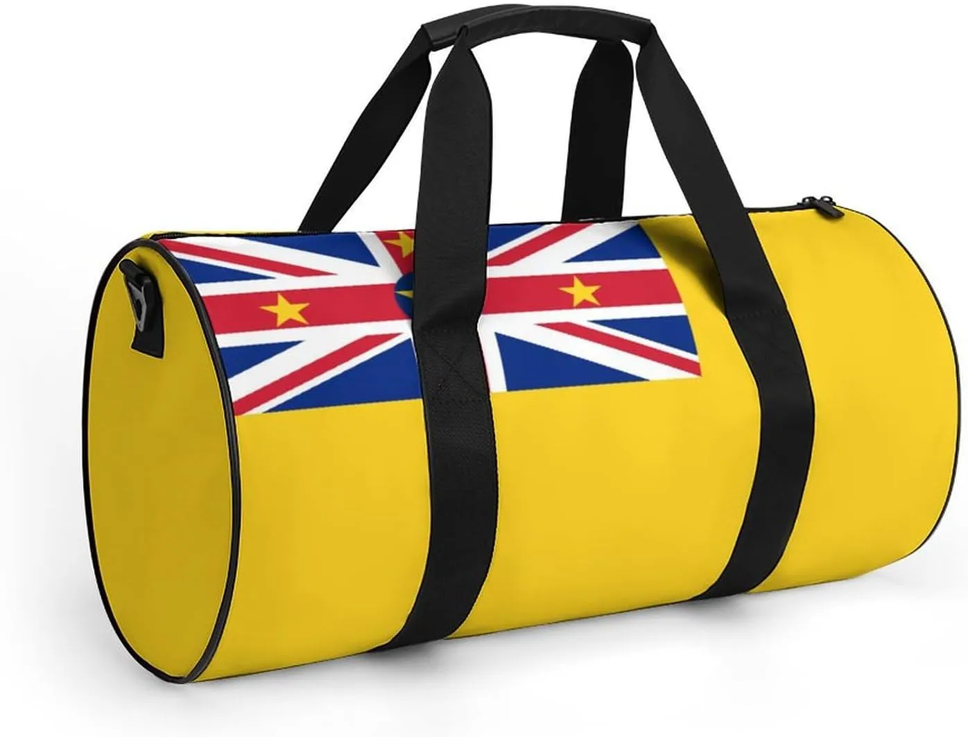 Niue Flag Gym Bag for Girls Boys Sports Duffel with Wet Pocket Travel Weekender