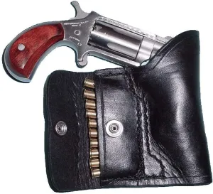 North American Arms Pocket Leather Holster (NOT Derringer) Black