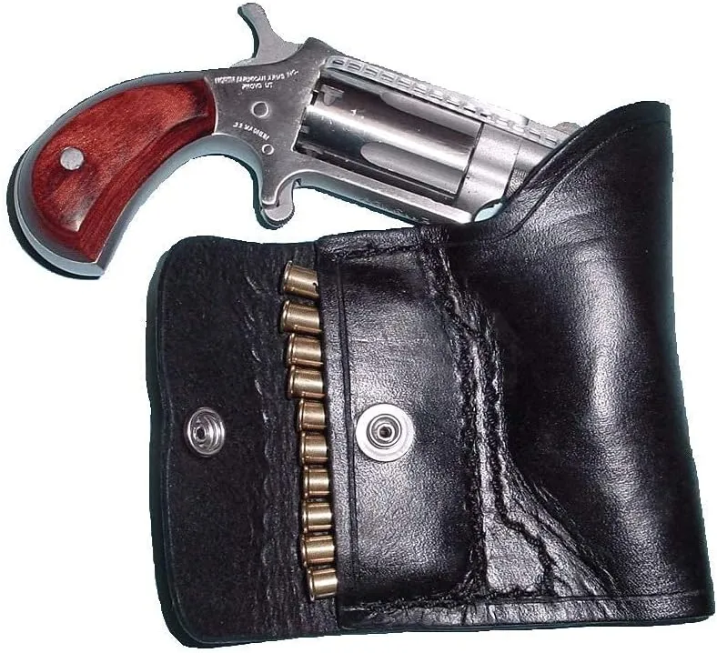 North American Arms Pocket Leather Holster (NOT Derringer) Black