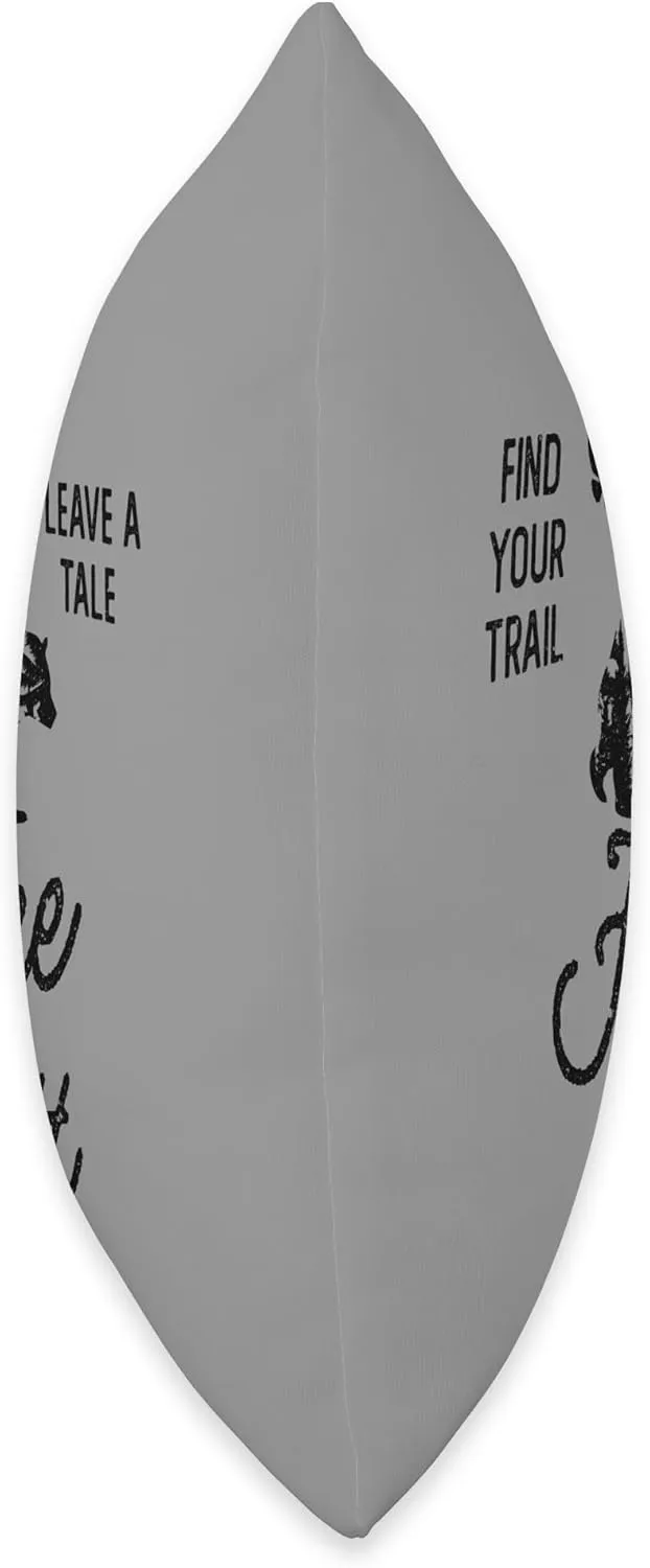 Now Adult Later Hiker Saying Hiking Trip Trekking Throw Pillow, 16x16, Multicolor