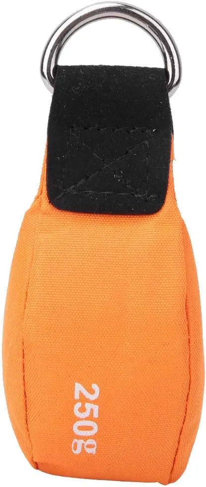 Orange Nylon Climbing Tree Throwing Rope Bag Small Sandbag for Rock Climbing