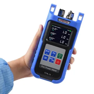 Orientek TPN-35 UPC APC Connector PON Optical Power Meter Tester 1310/1490/1550nm Fiber Optic Power Tester Meter, EPON Network (TPN-35-APC)