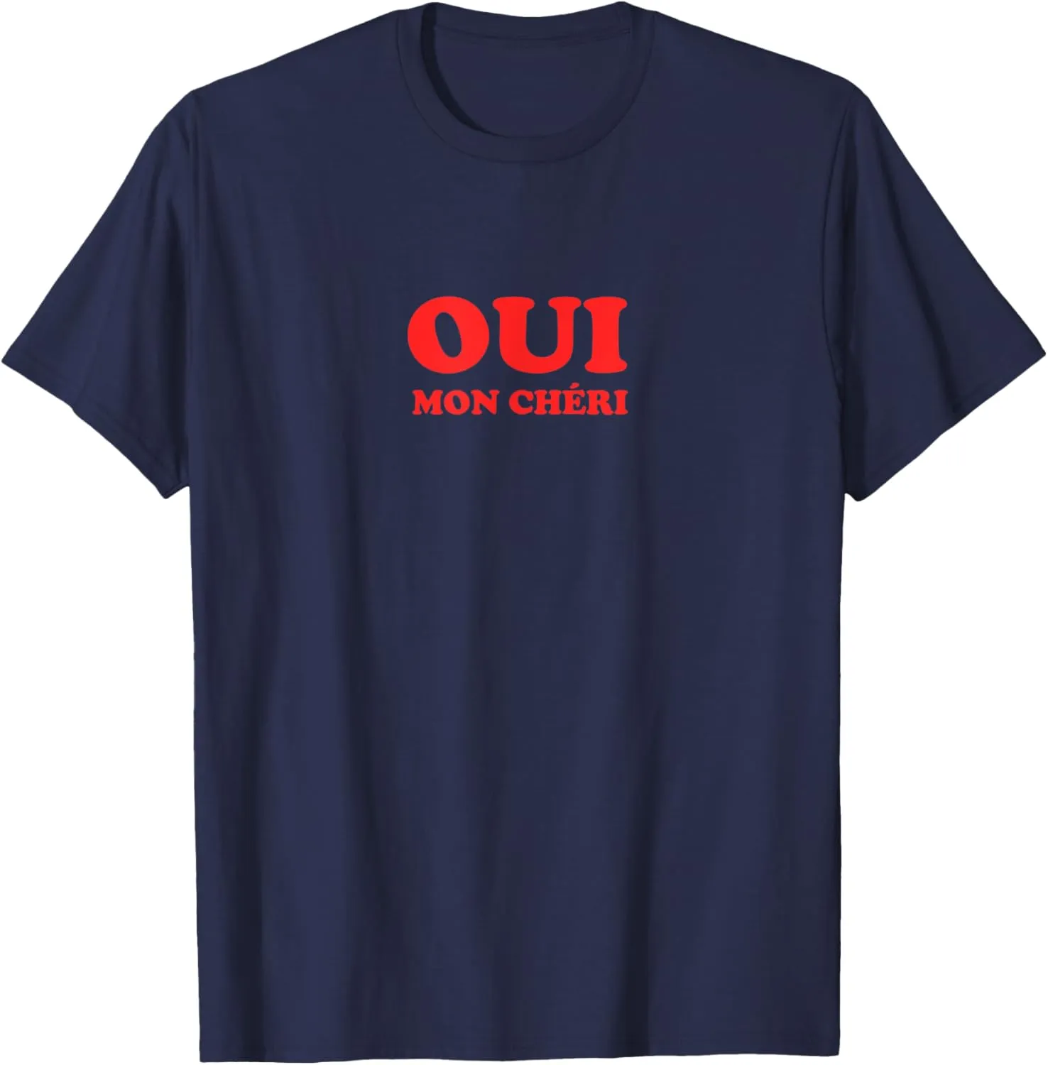Oui Mon Cheri Retro French Romantic T-Shirt