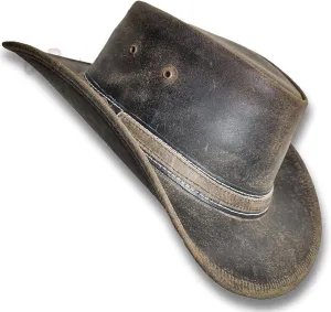Oztrala HAT Leather Australian Oiled Outback Aussie Western Cowboy Men Women Bushman HL31