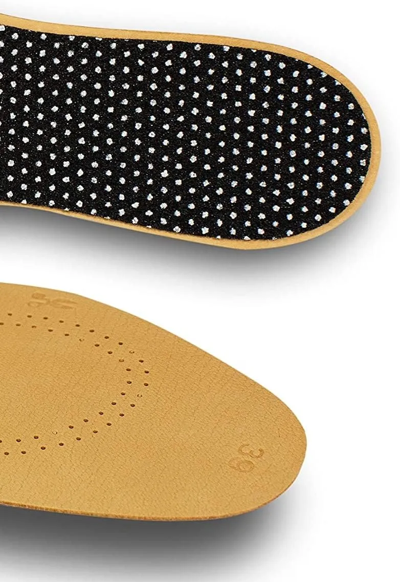 Pedag 172 Leather Naturally Tanned Sheepskin Insole with Activated Carbon, Tan, US M10/11 EU 43/44