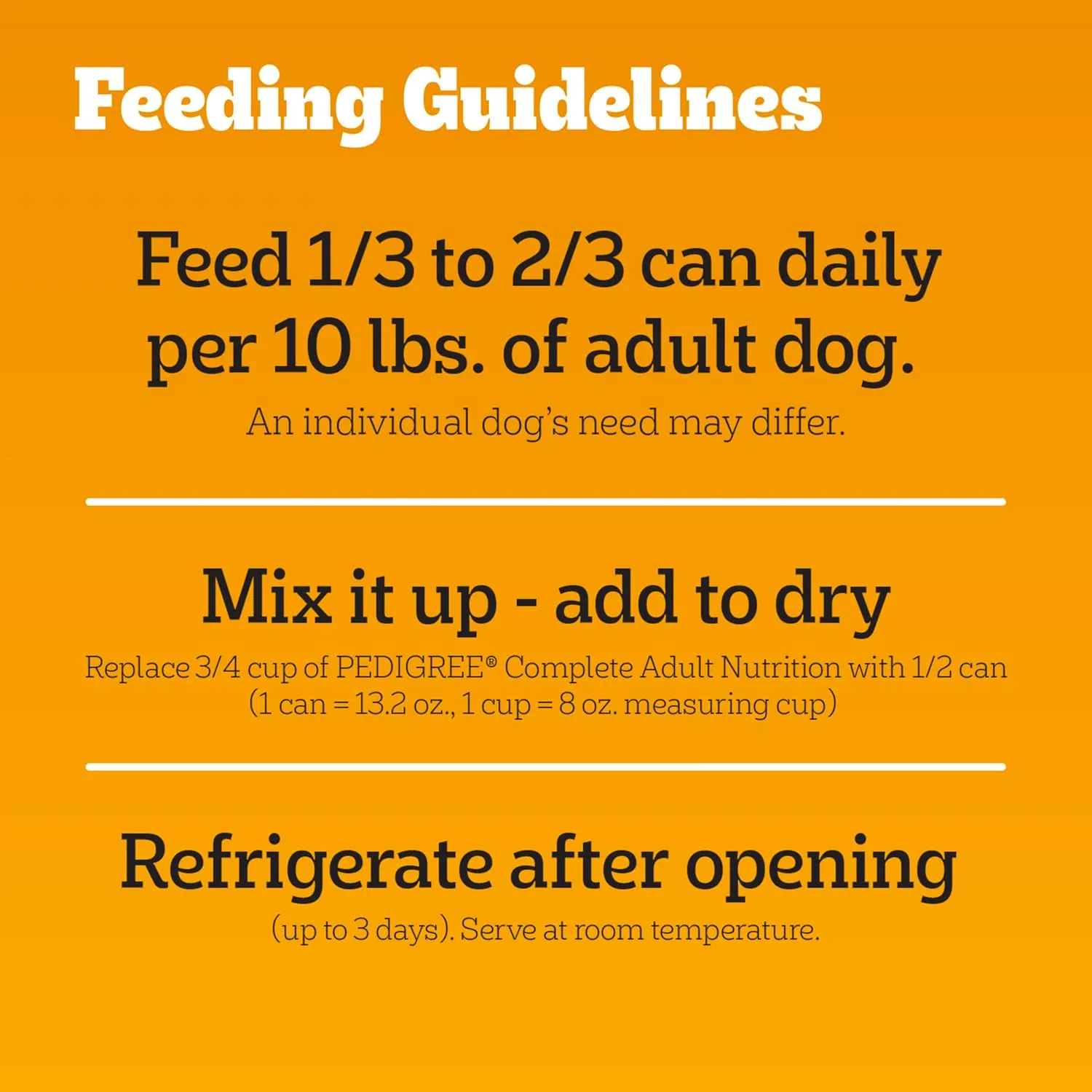 Pedigree Chopped Ground Dinner Wet Dog Food Chicken & Beef Variety Pack, 13.2 oz. Cans (24 Count, Pack of 1)