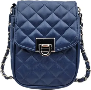 Phone Crossbody Bags for Women Small Vegan Leather Mini Shoulder Wallet Card Quilted Purse