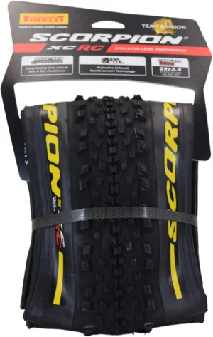 Pirelli Scorpion XC RC Yellow Label (29 x 2.4) Peak Performance for Demanding XC Racing SmartGRIP Compound ProWALL Technology Versatile Tread Design (1 Tire)