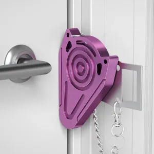 Portable Door Lock for Travel Hotel Room Safety - Hotel Door Locks for Travelers Door Lock Security, Extra Lock from Inside Apartment Home Security Device