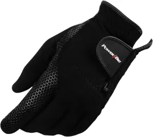 Powerbilt Men's Rain Golf Gloves, Pair, Medium/Large, Black