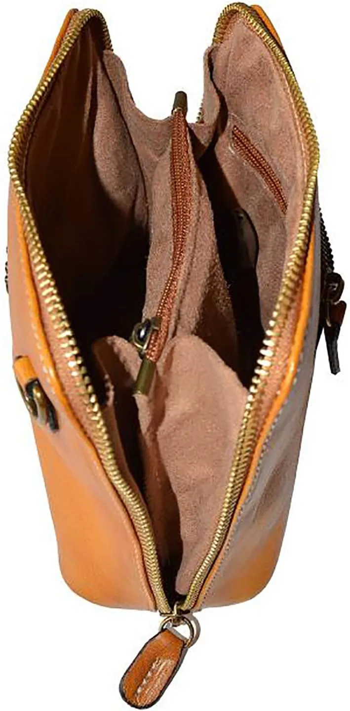 Pratesi cross-body Bag Volterra - B467 Bruce (Cognac)