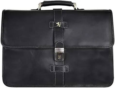 Pratesi Pratomagno Briefcase - B459 Bruce (Black)