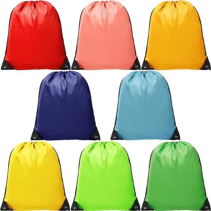 Premium Drawstring Bags in Assorted Colours (Multi-Pack)