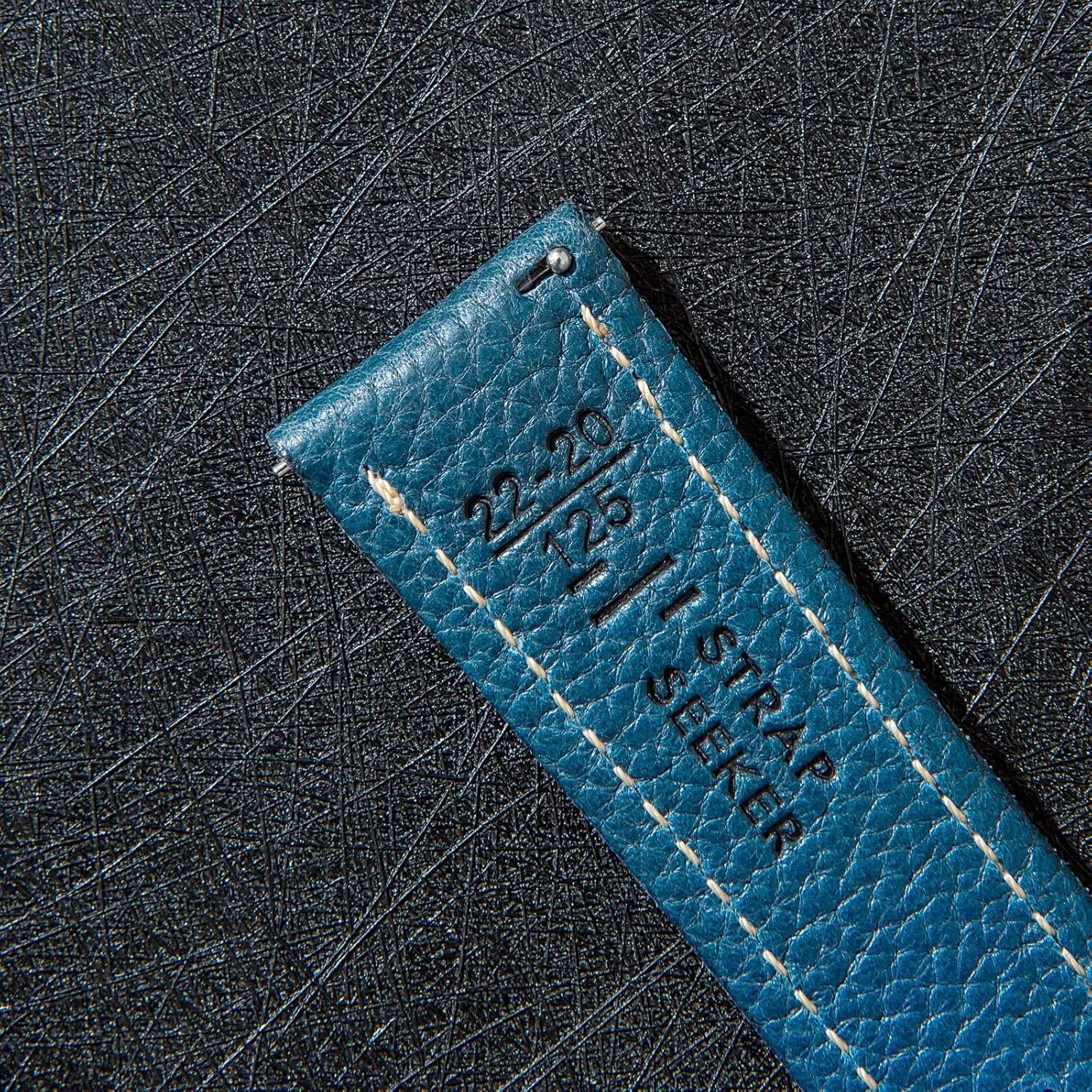 Premium Minerva Box Leather Watch Band - Luxury Italian Leather MBox Watch Strap from Badalassi Carlo tanneries- Quick-Release - 18mm, 20mm, 22mm, 24mm