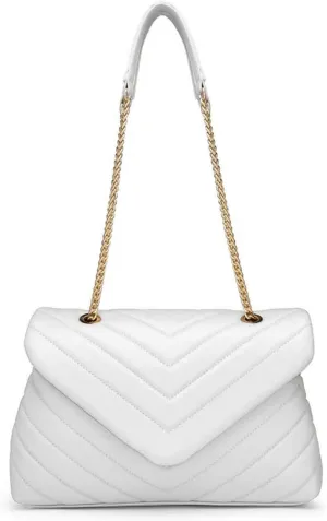 PRETTYGARDEN Women’s Fashion Crossbody Bags Lightweight Adjustable Chain Strap Quilted Designer Handbags Shoulder Bag