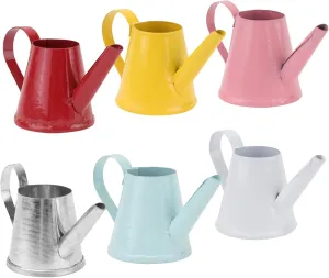 PRETYZOOM 12pcs Mini Kettle Ornaments Mixed Color Cute Miniature House Decoration Kettle Models for Home Decor for Miniature Collectors and Photography Props