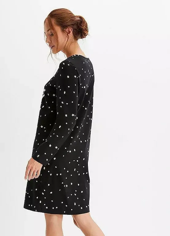 Printed Slogan Nightie