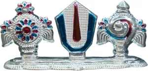 Pure Silver Antique Shaku Chakra Namam 16.11G