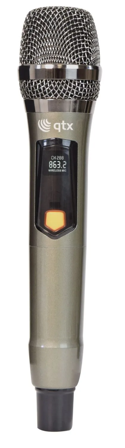 QTX J-MIC Dual UHF Handheld System 863.2MHz   864.8MHz