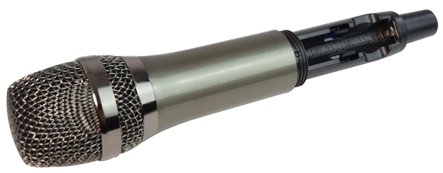 QTX J-MIC Dual UHF Handheld System 863.2MHz   864.8MHz