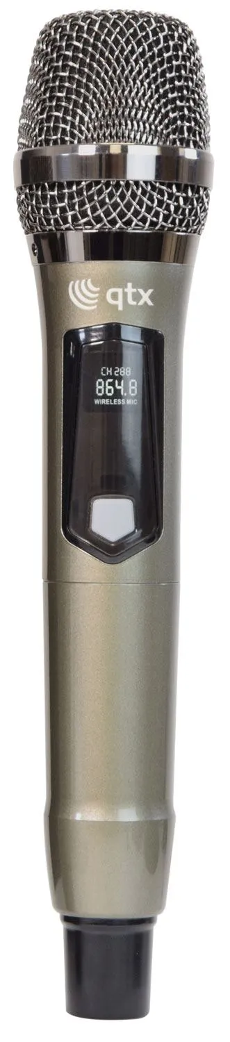 QTX J-MIC Dual UHF Handheld System 863.2MHz   864.8MHz