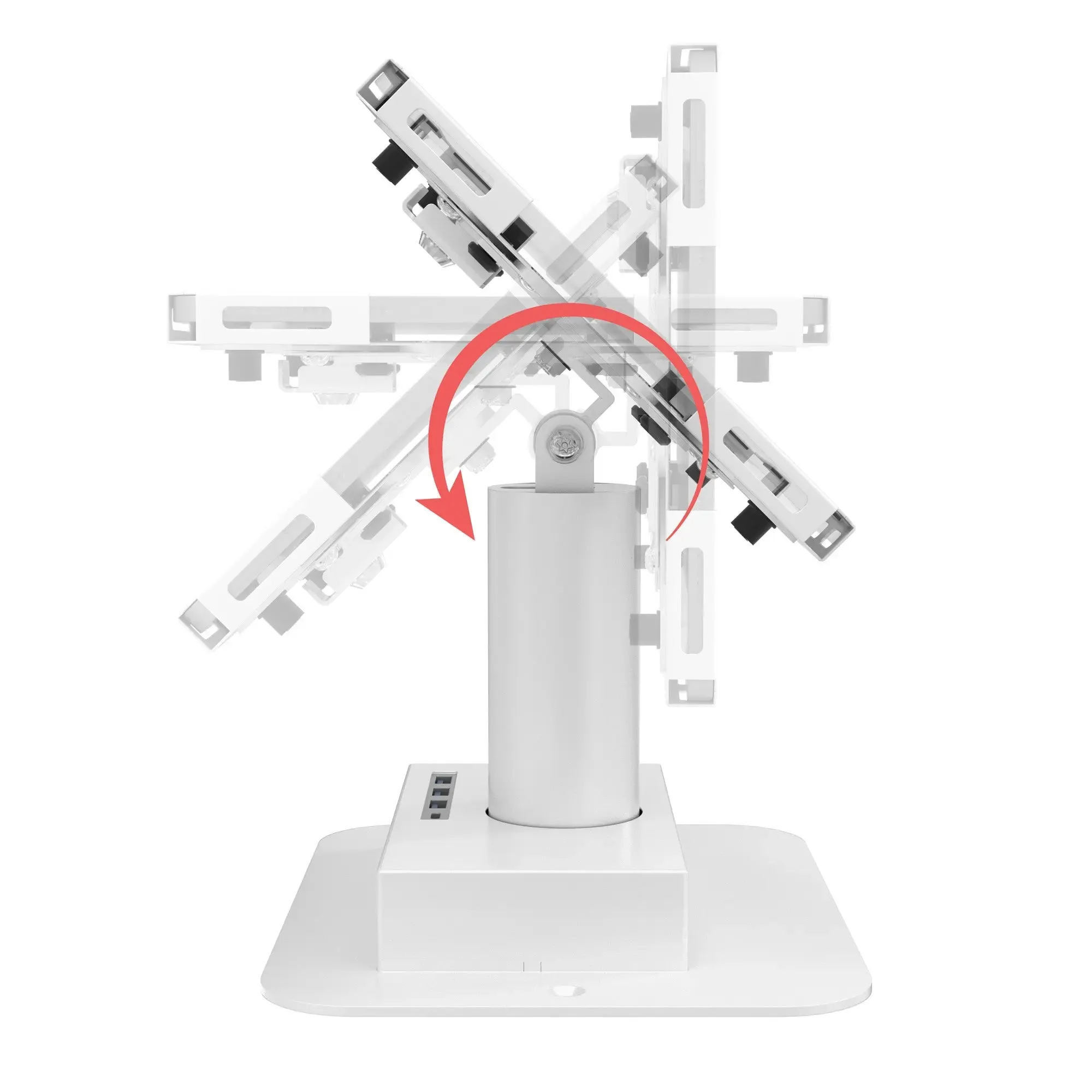 Quick Release Security Kiosk With 4 USB 3.0 Hubs