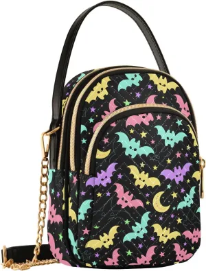 Quilted Crossbody Bags for Women Trendy, Women's Crossbody Handbags Butterfly Travel Cell Phone Purses Bags
