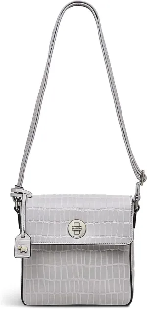 RADLEY London Colebrook Faux Crocodile Women's Mini Leather Flapover Crossbody Bag