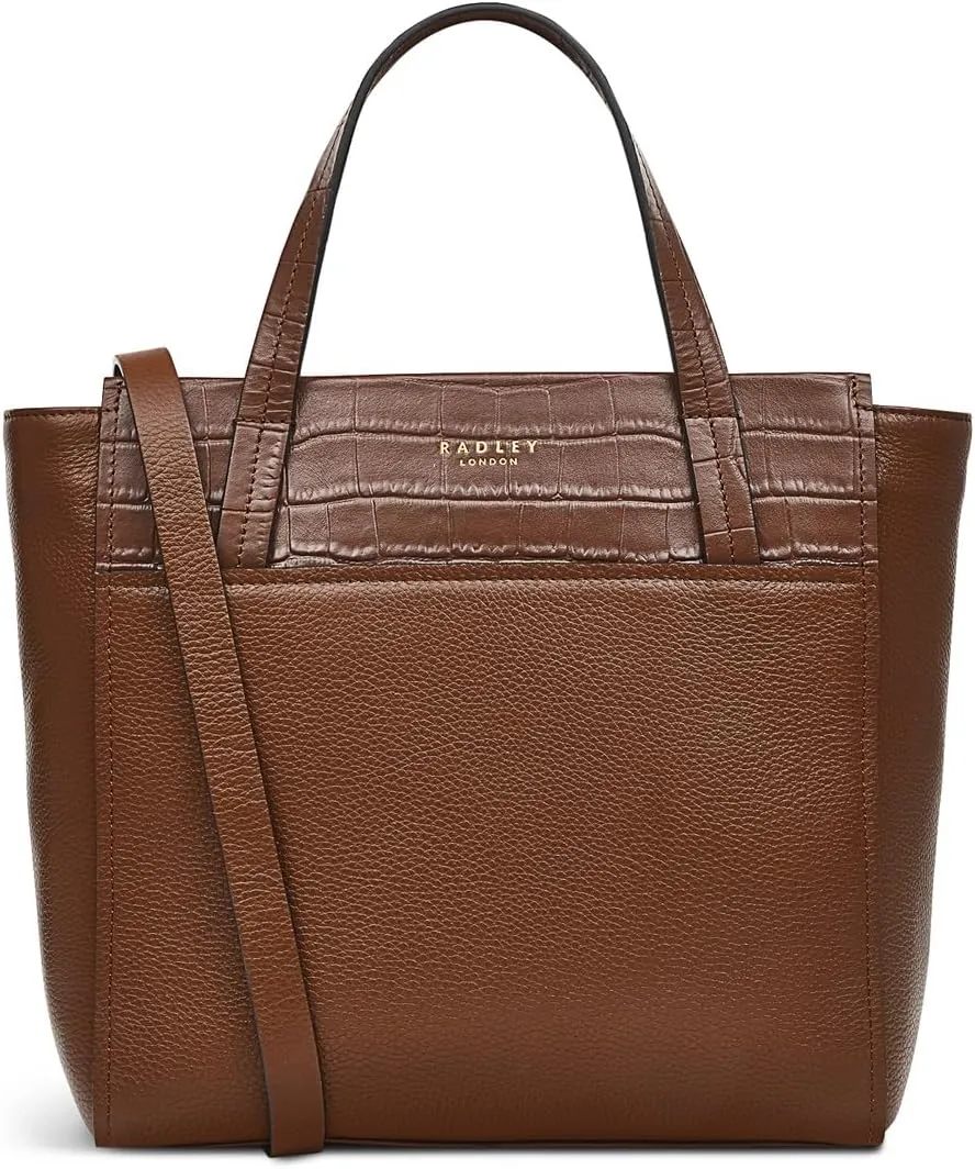 RADLEY London Downtown Women's Small Leather Ziptop Satchel Bag