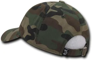 Rapid Dominance American Flag Embroidered Washed Cotton Baseball Cap
