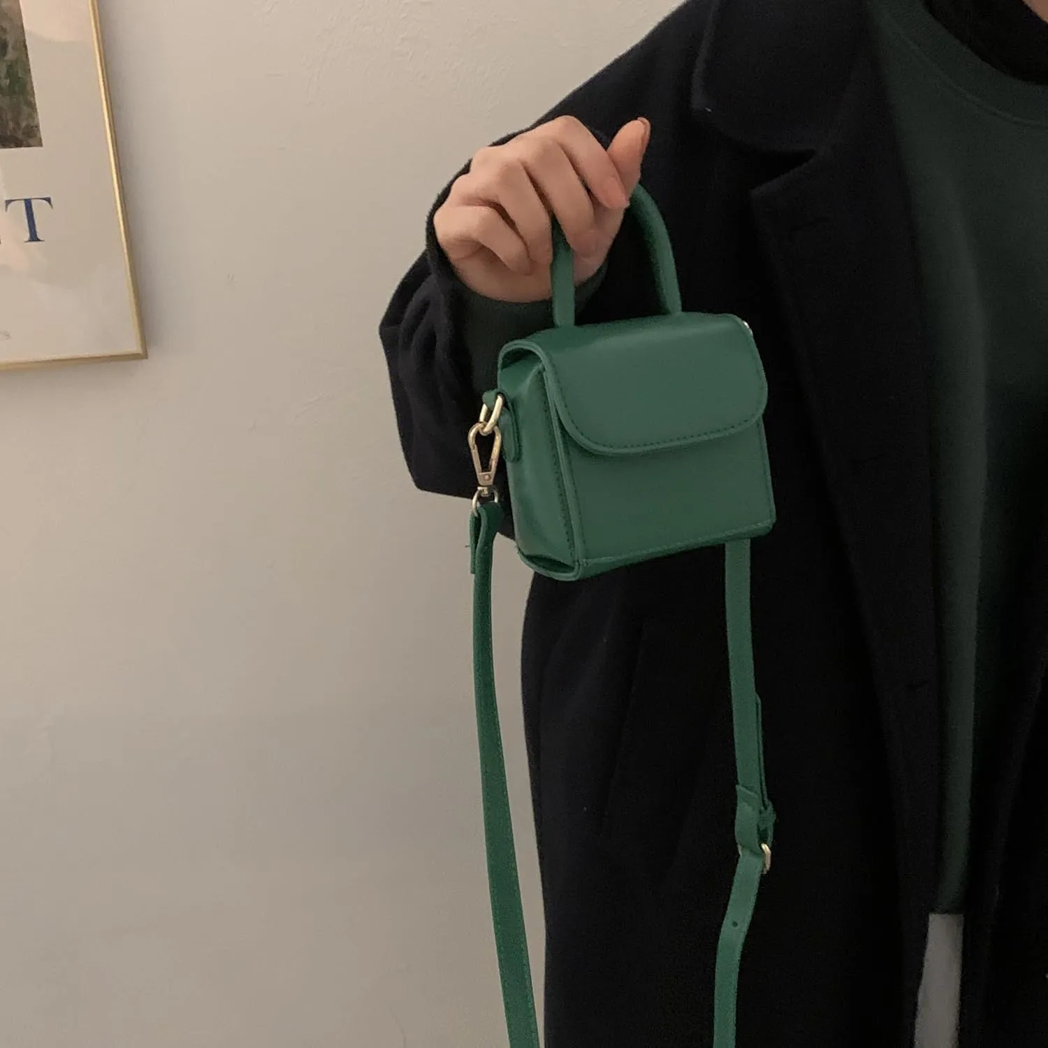 Red Envelope Small Square Mini Crossbody Bag - Trendy Retro Handheld Versatile Fashion City Bag for Women & Girls