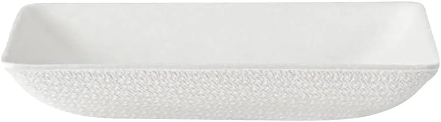 Restaurantware Pulp Safe No PFAS Added 2.6 x 2.6 Inch Mini Square Plates 100 Disposable Plates - Home Compostable Microwavable And Freezable White Bagasse Plates For Hot And Cold Foods